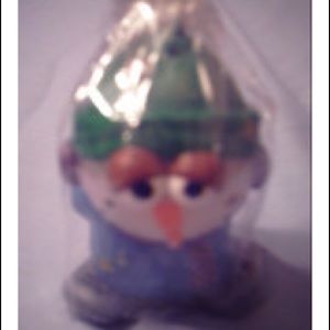 Snowman Christmas candle